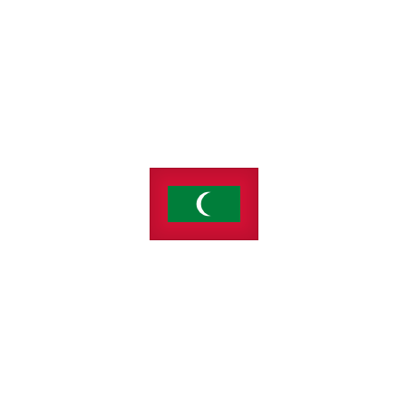 Bandera de MALDIVAS