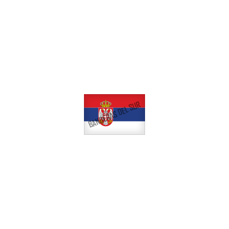 Bandera de SERVIA