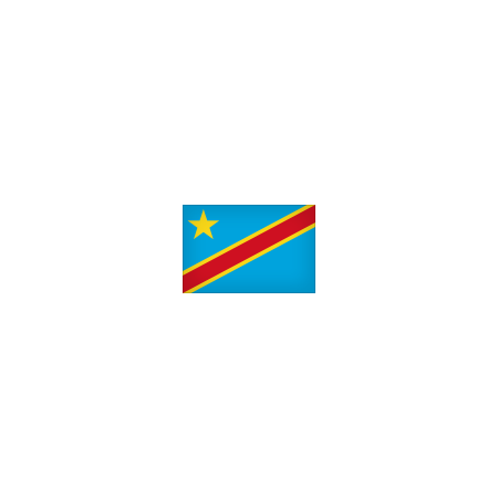Bandera de REPUBLICA DEMOCRATICA DEL CONGO