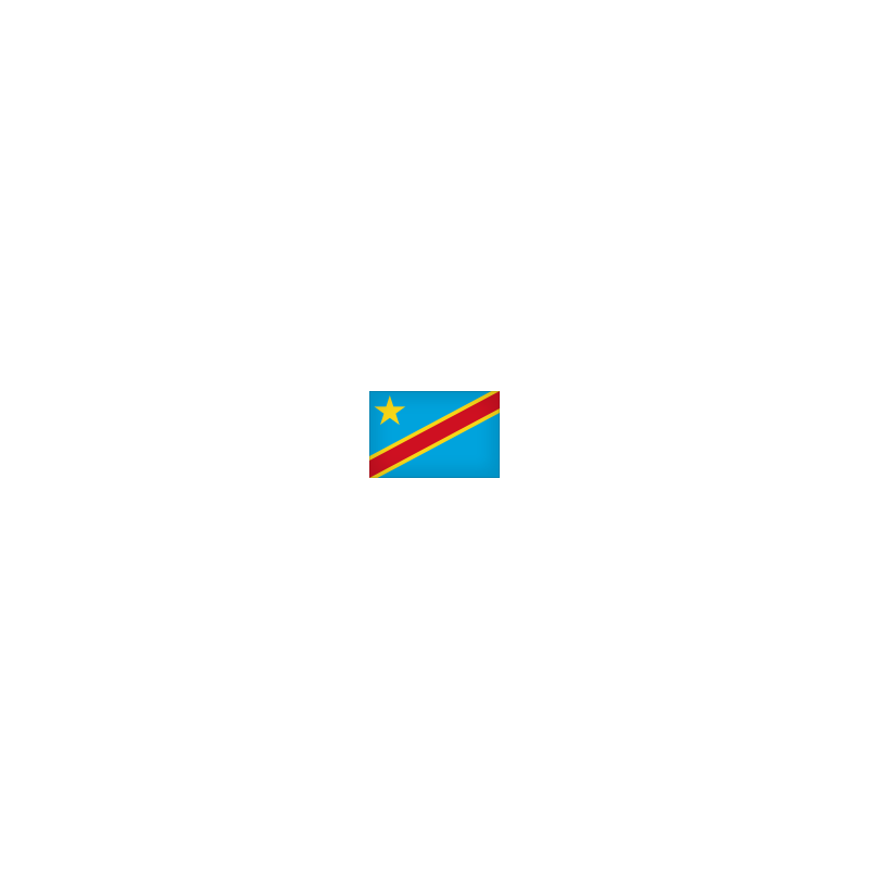 Bandera de REPUBLICA DEMOCRATICA DEL CONGO